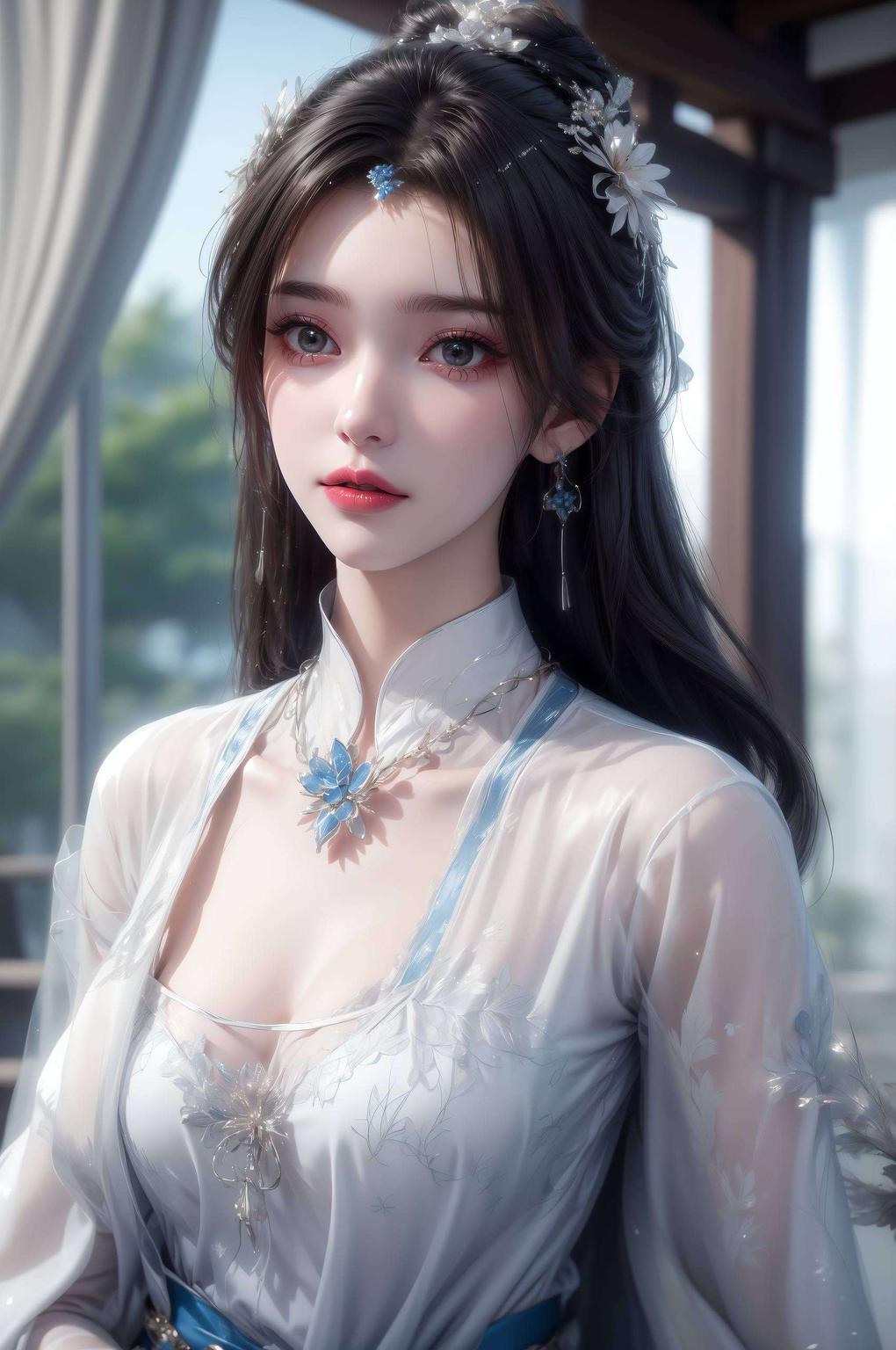 李慕婉新建模的壁纸来啦！4K超清简洁大方