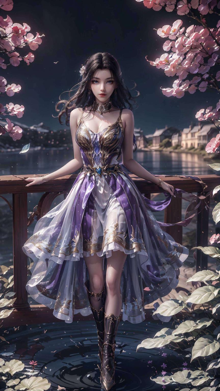 还能让你的笔记本瞬间变身神秘大陆的桌面装饰紫色壁纸不仅护眼