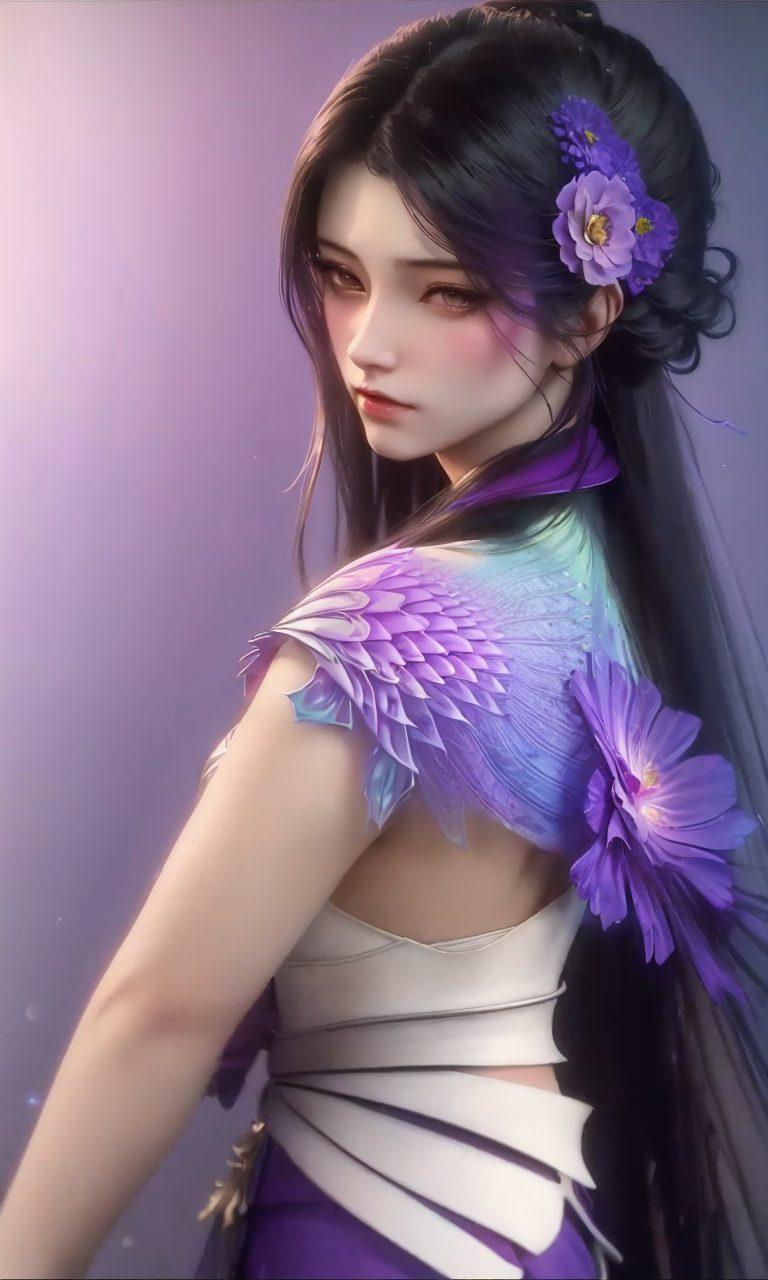 电脑艺术新风尚！清甜画风仙逆柳眉的可爱壁纸