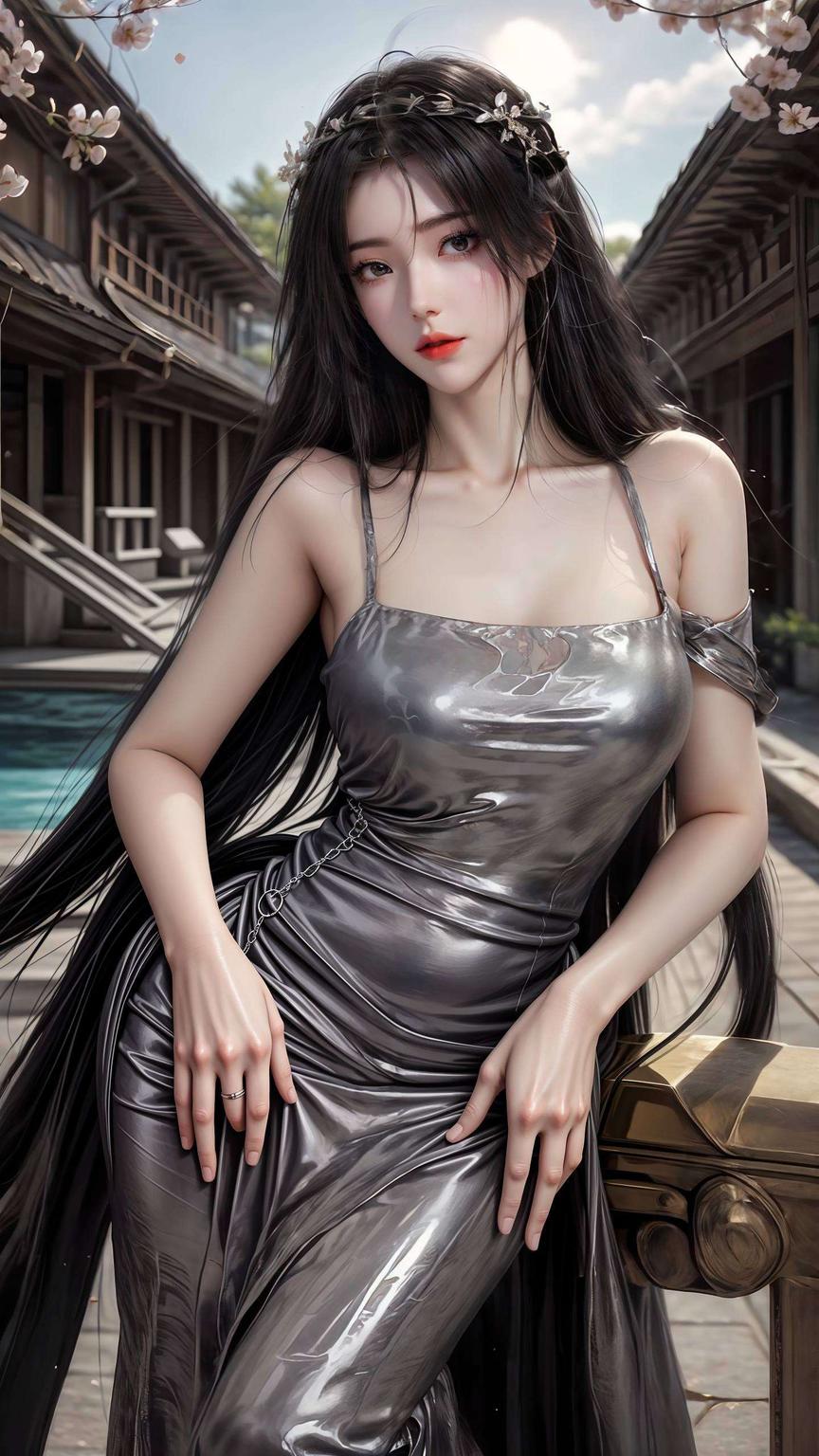 柳枝轻拂清新脱俗