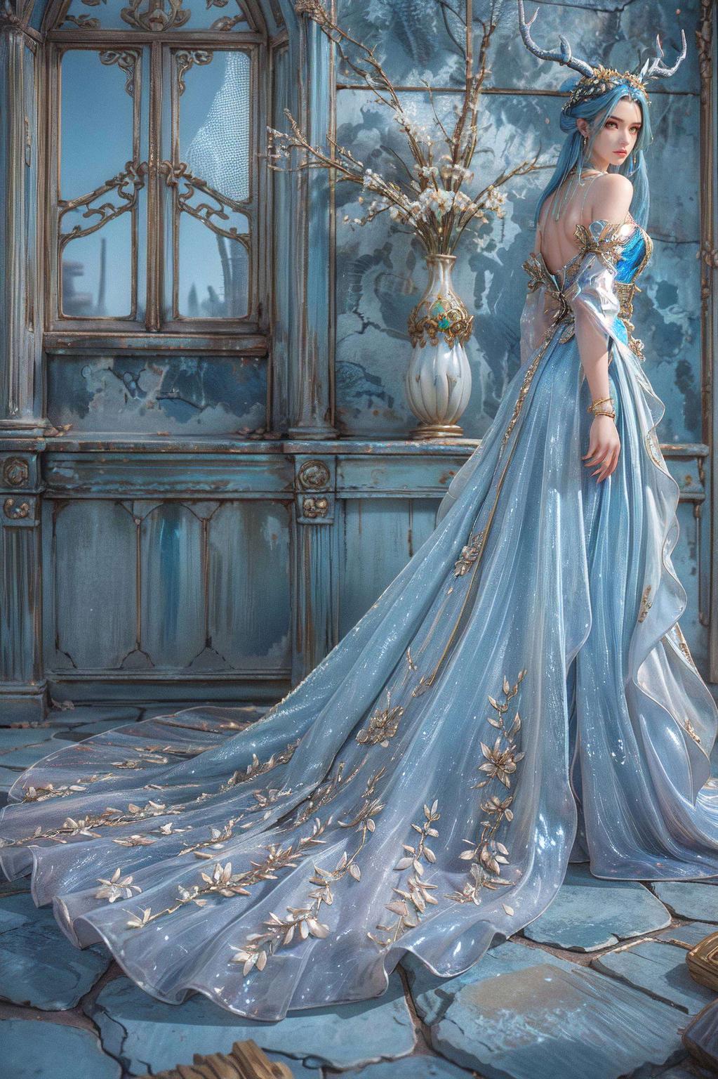 龙女英姿飒爽让你的Win10桌面瞬间变身战斗舞台！