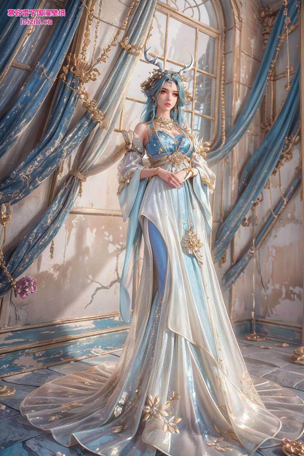 斗破苍穹迷们看过来！迦南见龙女高清壁纸点亮手机桌面！清新风格