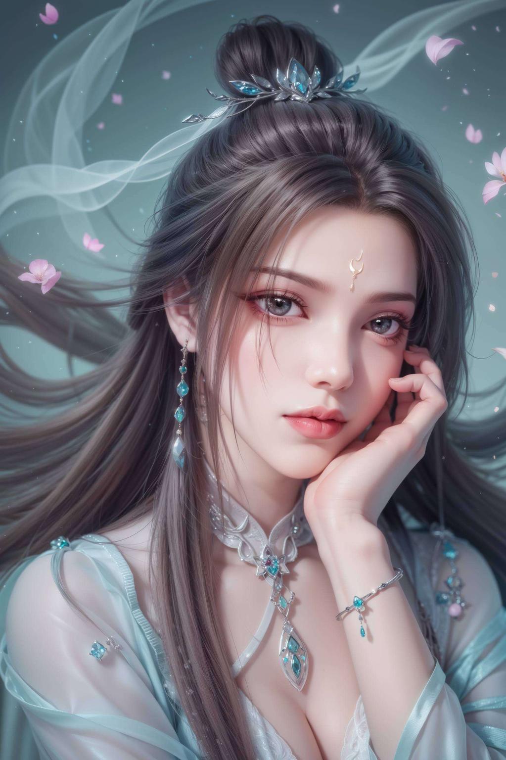 精细描绘陆雪琪动漫头像超可爱