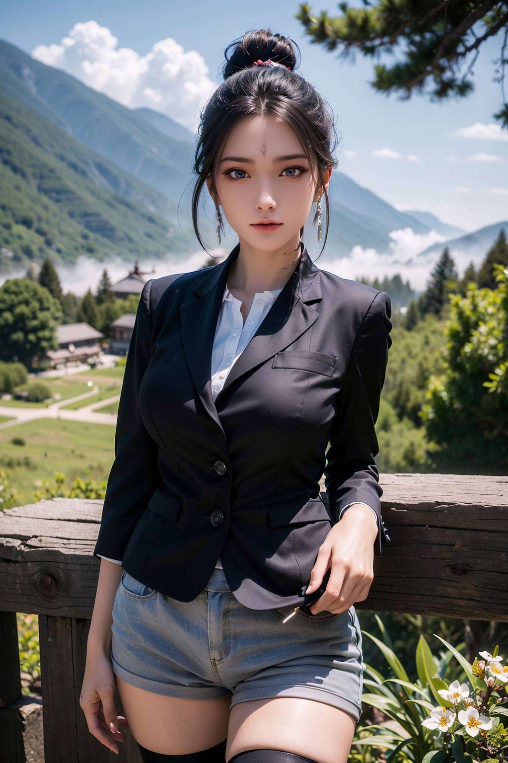 感受雪琪的美平板最美风景！细腻画风