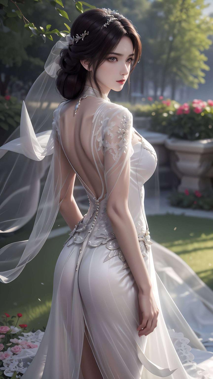 画面中的陆雪琪仙气逼人“大家好