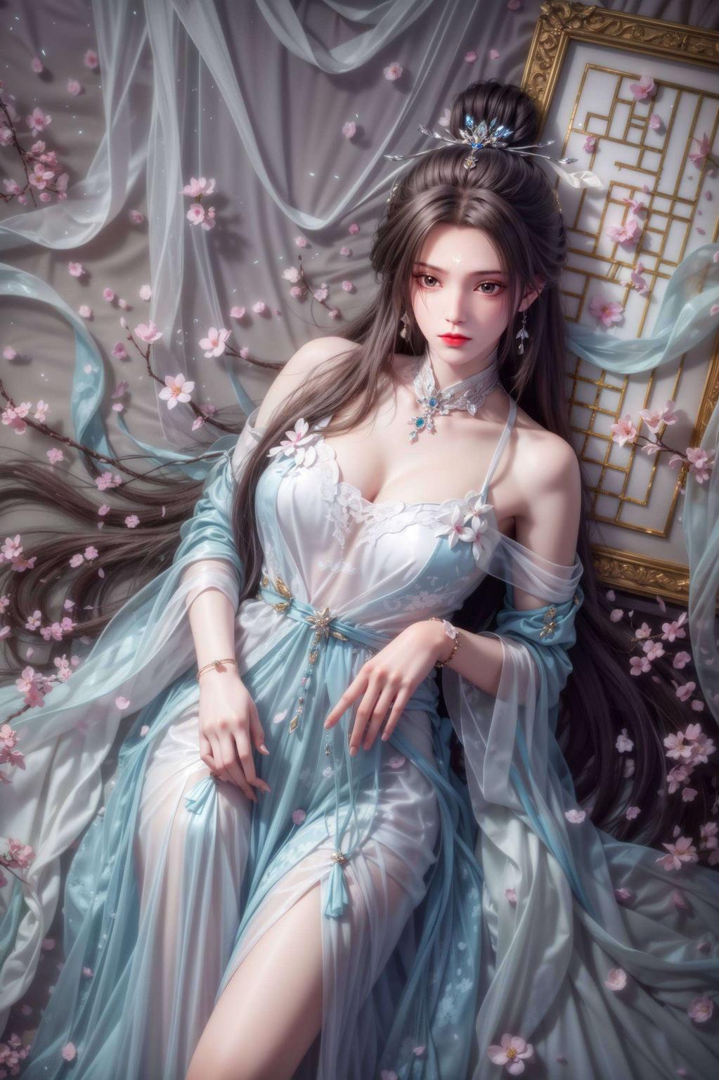 陆雪琪的眼神、发丝完美像素