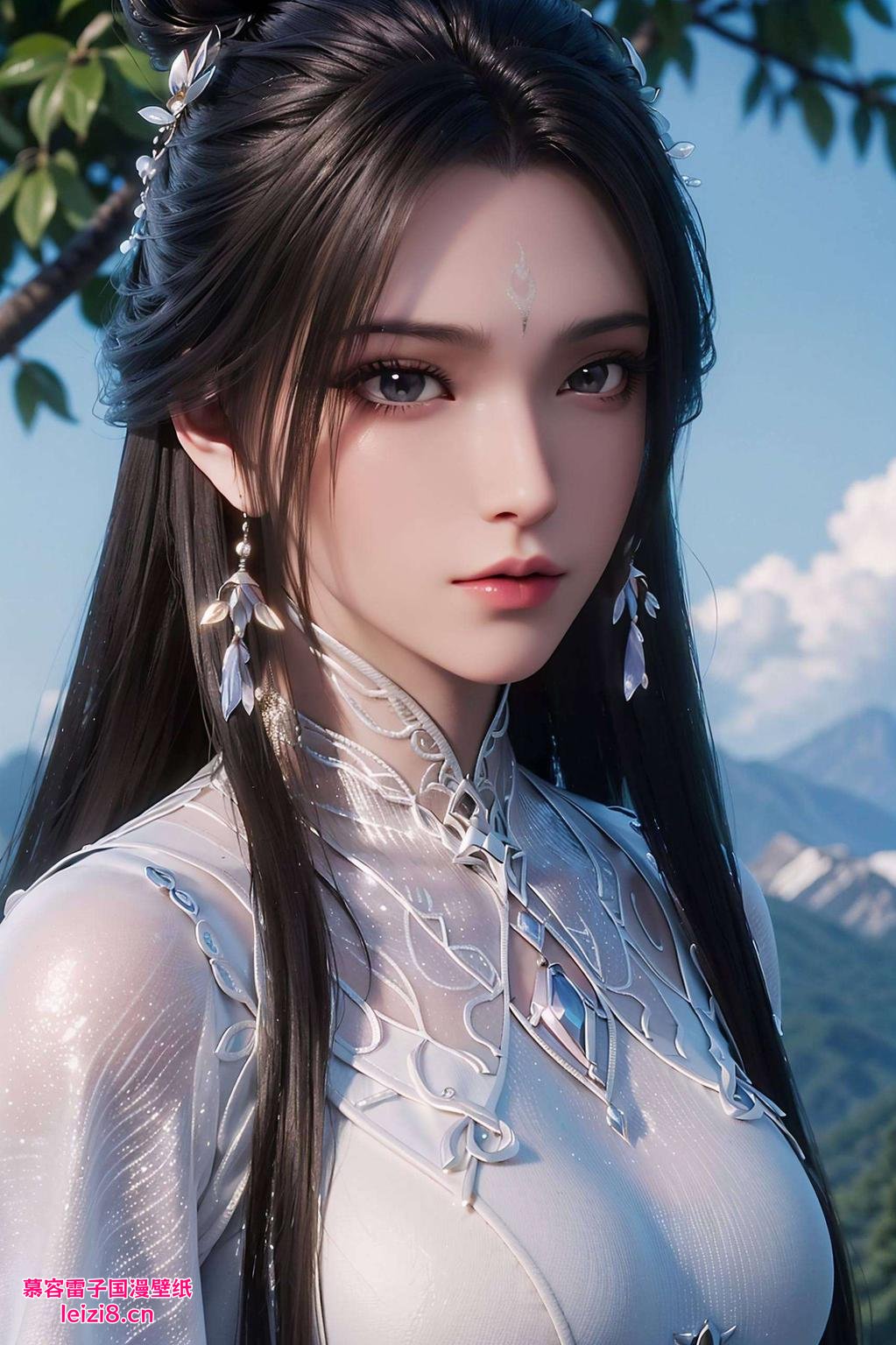 瞬间让人置身于修真世界！雪琪的美貌与英气尽收眼底