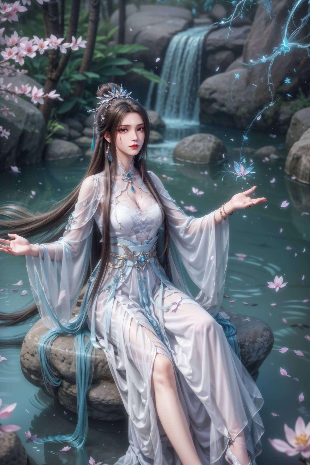 这高清壁纸简直完美诠释了诛仙世界的美！陆雪琪仙子风华绝代