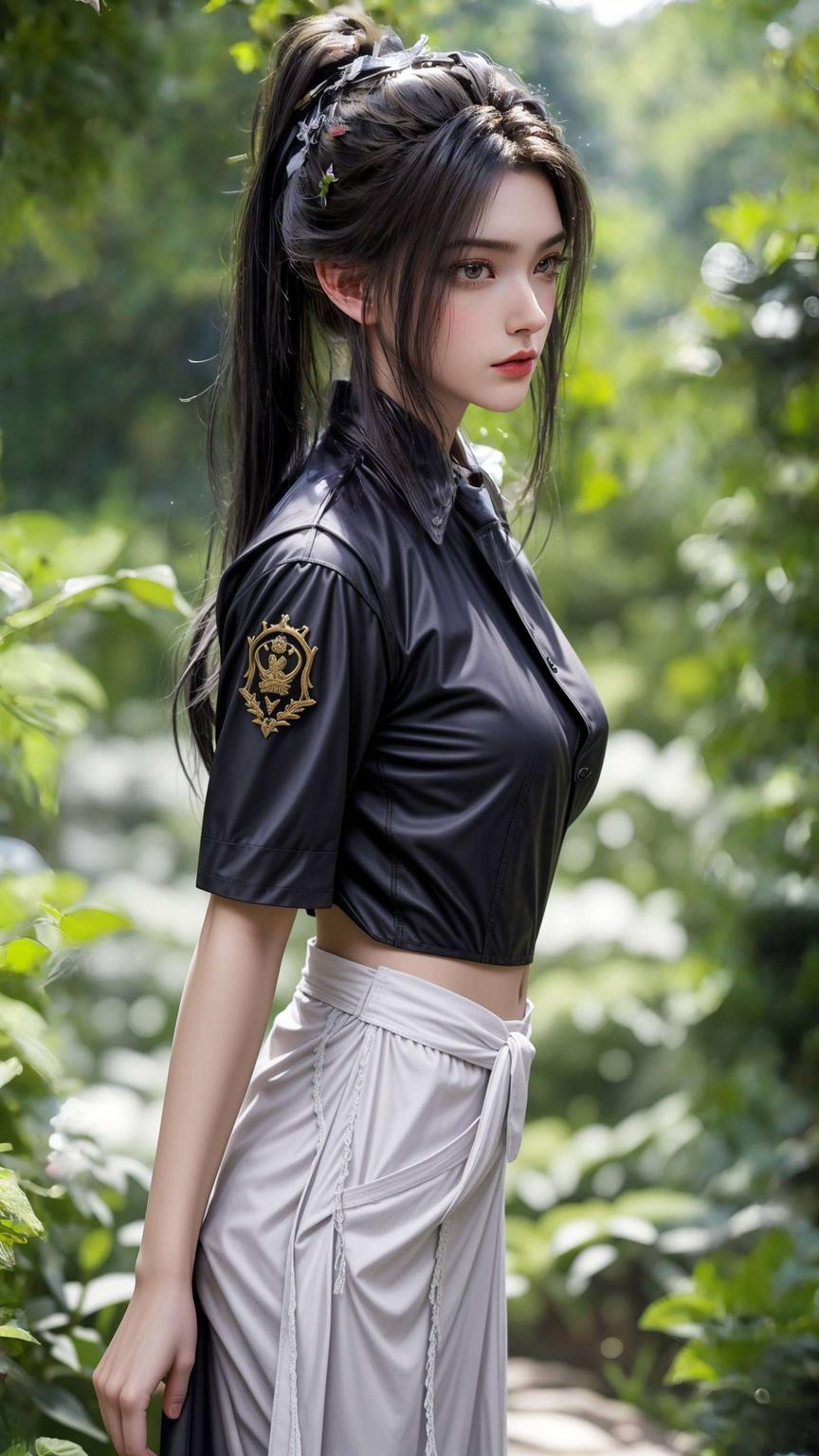 陆雪琪与鬼厉同框建模美到窒息！