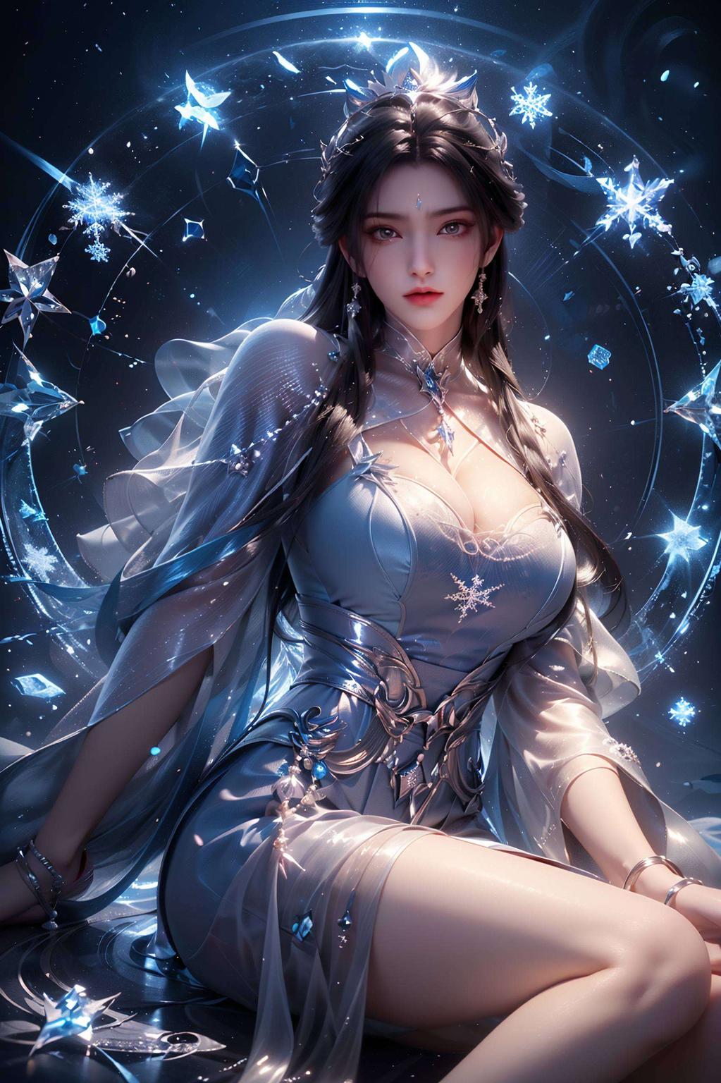 仙侠风满满！这款超还原《诛仙》陆雪琪壁纸美不胜收！轻松get苹果手机专属美景