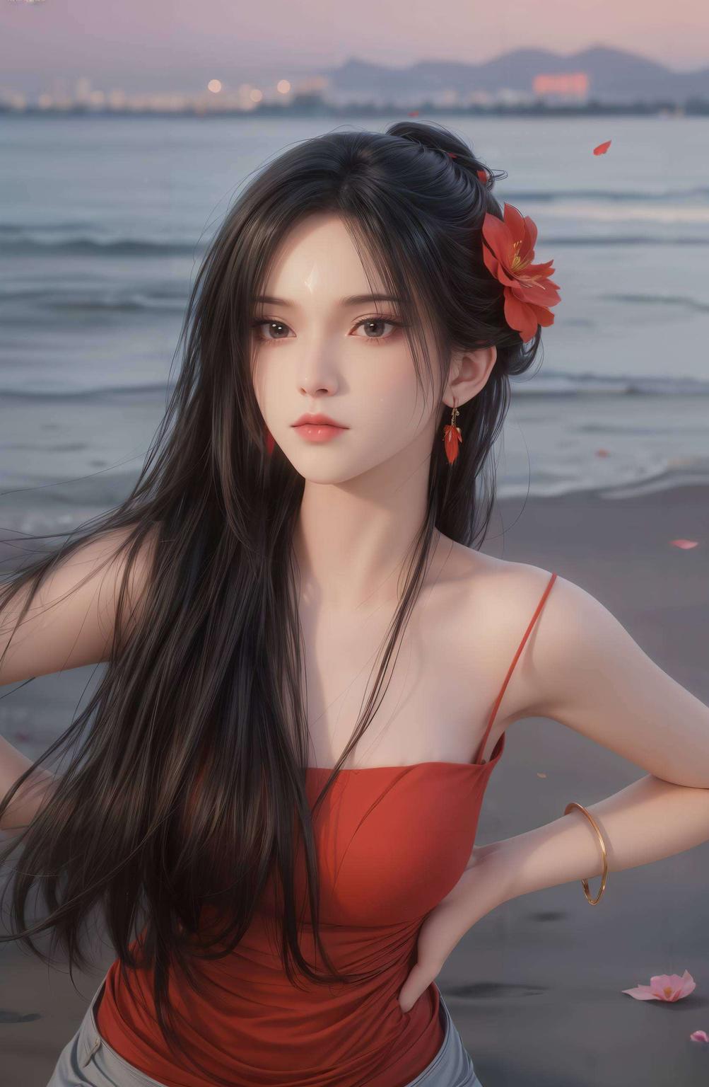 画面细腻看着她那飘逸的衣袂和灵动的眼神