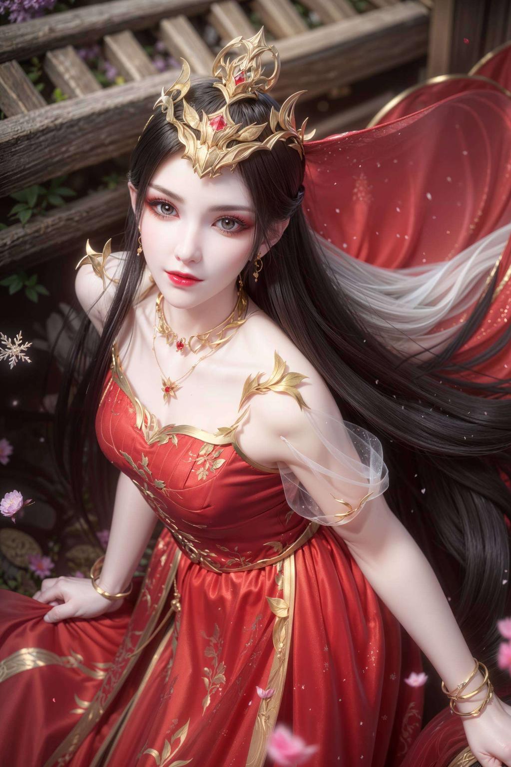 🌸美杜莎女王这款粉色系美杜莎全身壁纸