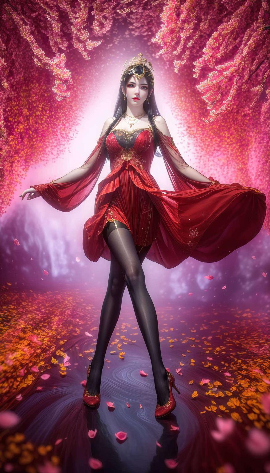 尽显女王风范神秘美杜莎眼神深邃