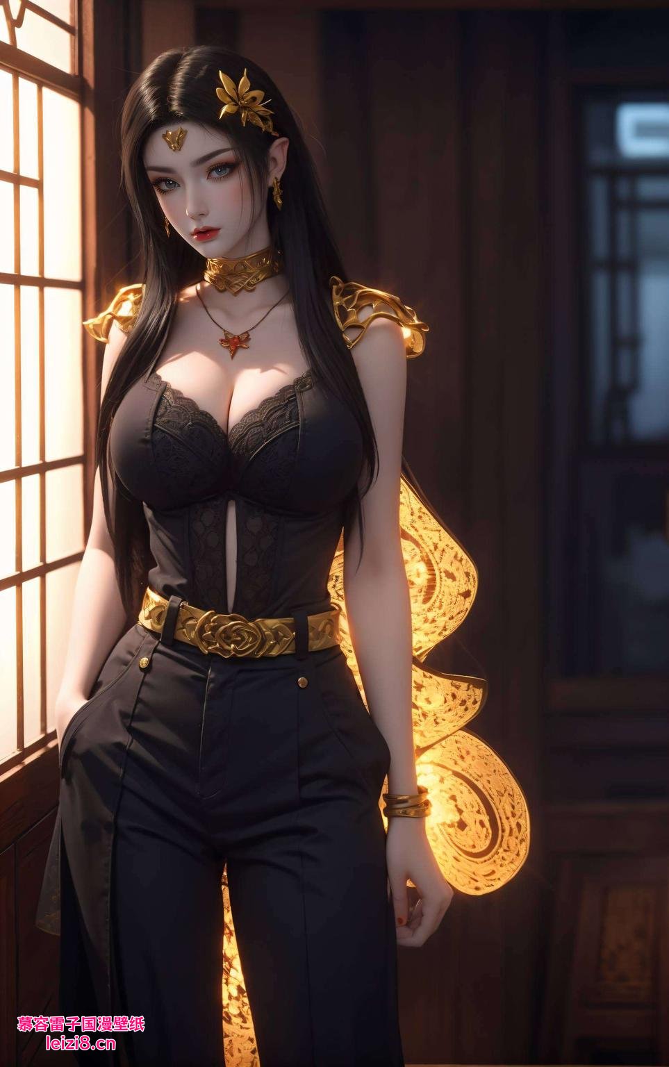 蛇发女神眼神犀利壁纸带你感受战斗激情！