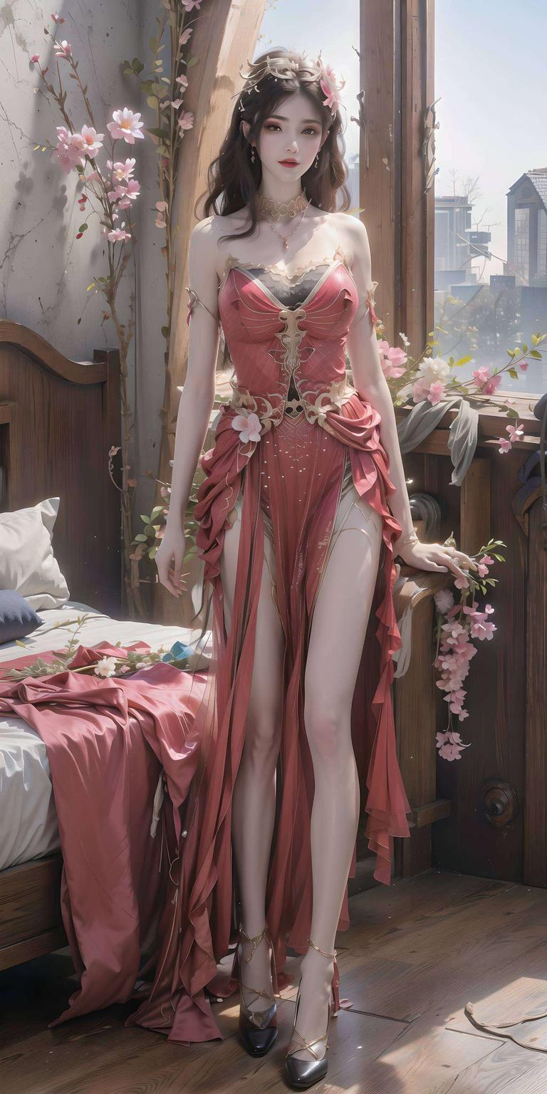 神秘眼神凝视蛇发飘逸