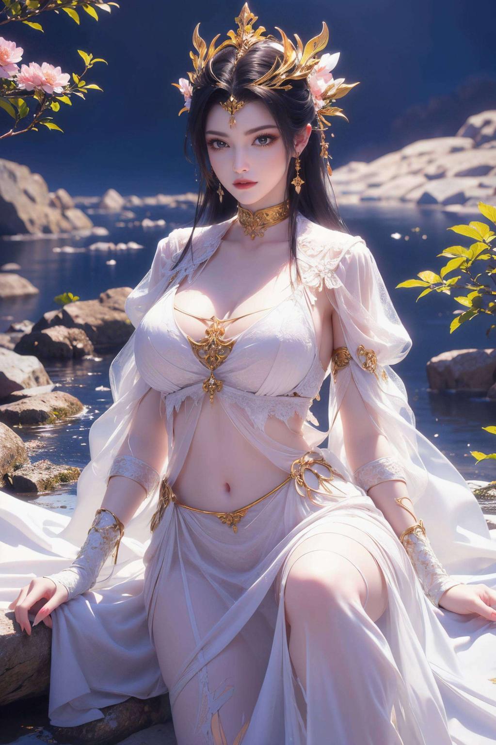 尽显女王气场冷峻眼神锁屏间