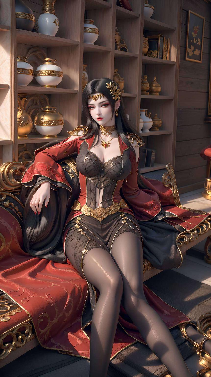 背景古韵十足斗破苍穹迷们看过来！这款古香古色的美杜莎壁纸