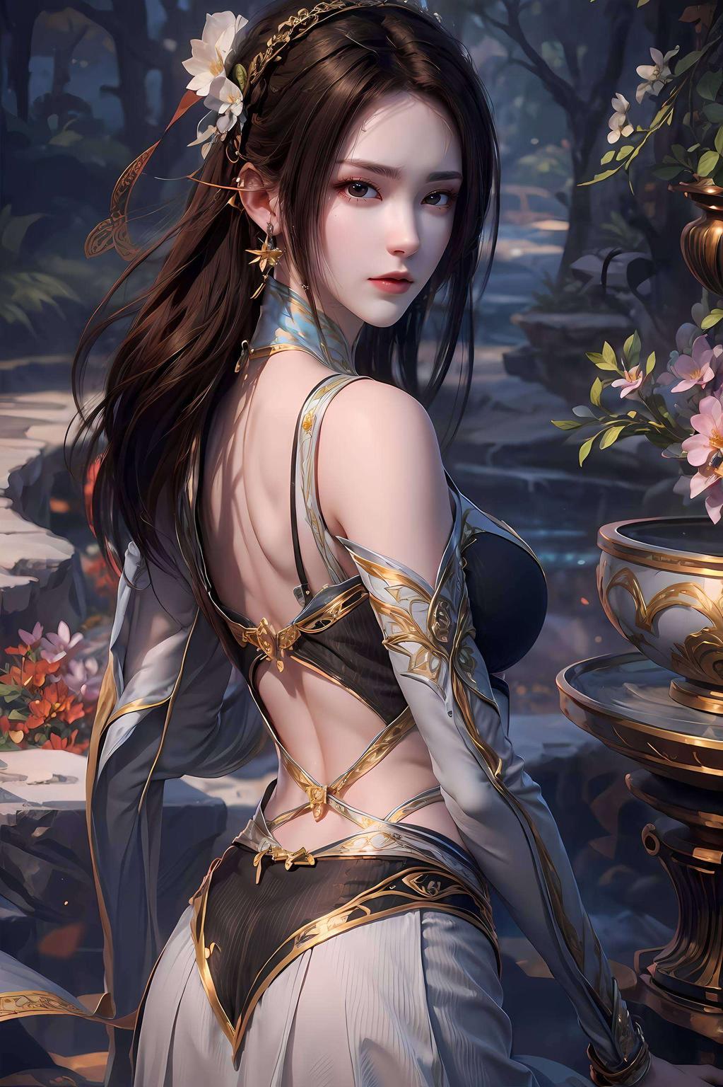 细腻笔触勾勒纳兰嫣然