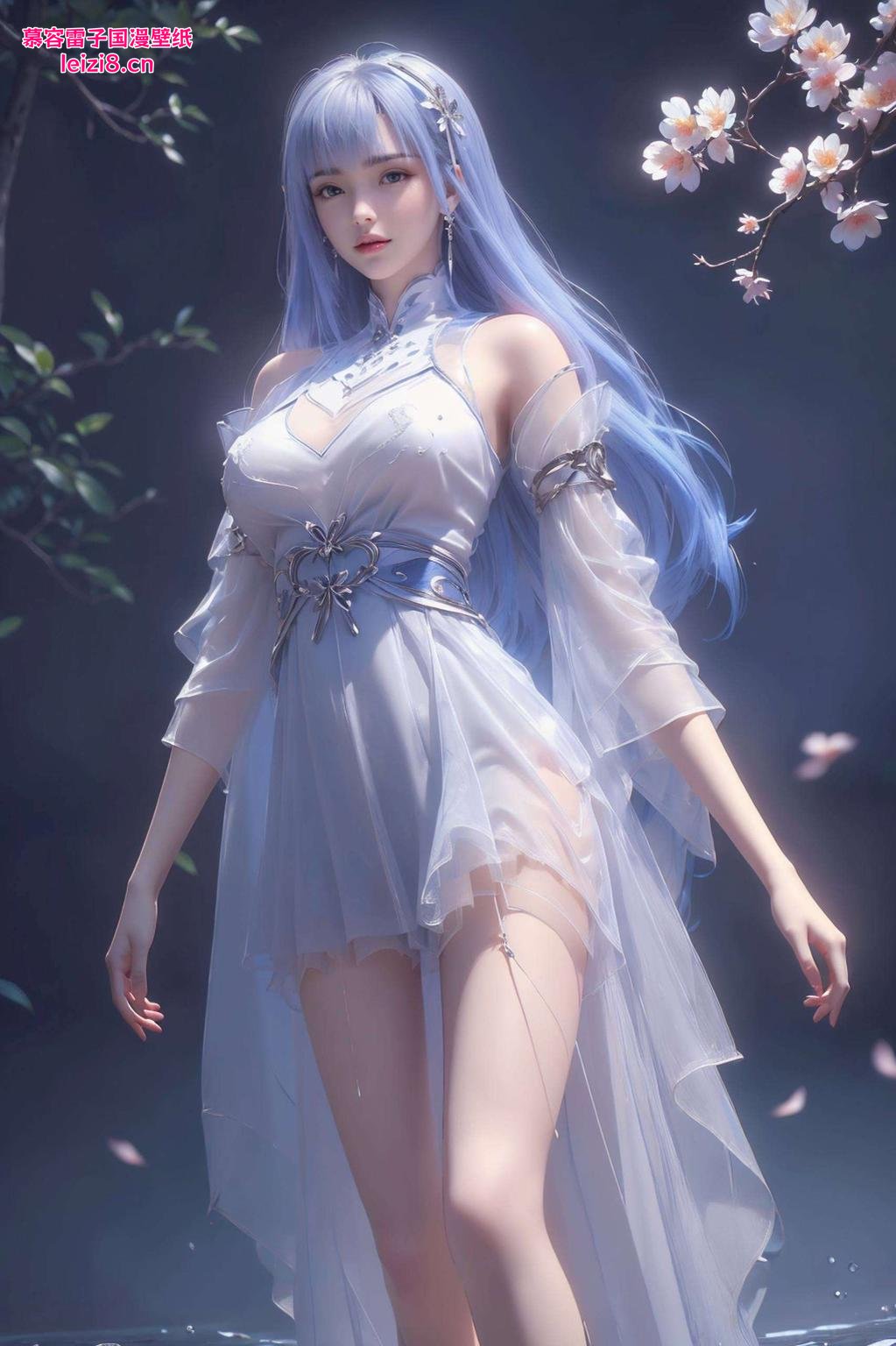 宁雨蝶翩翩起舞简直美爆了！粉色花瓣背景下