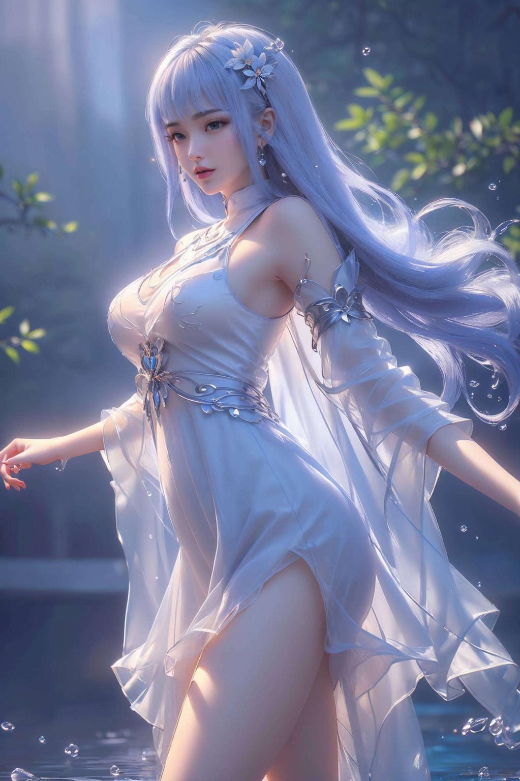 宁雨蝶翩翩舞古风壁纸美如画