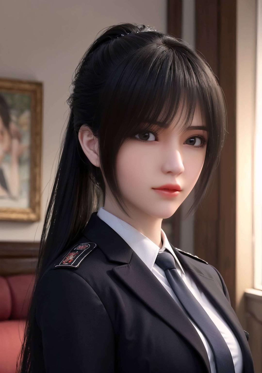 简直是视觉盛宴！看那高清的雄兵连琪琳简洁线条勾勒出无限美感