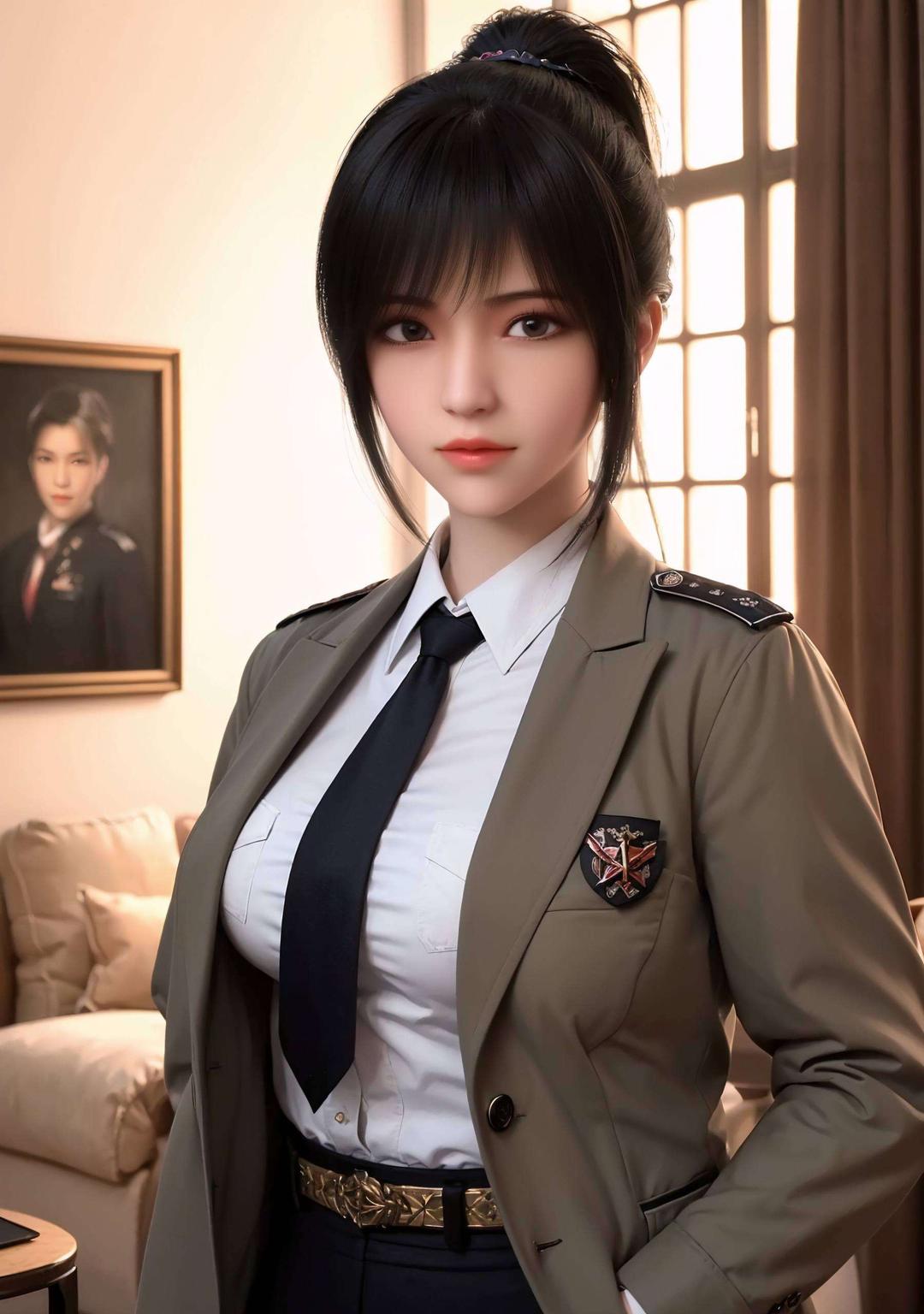 清新护眼琪琳的雄兵连风采