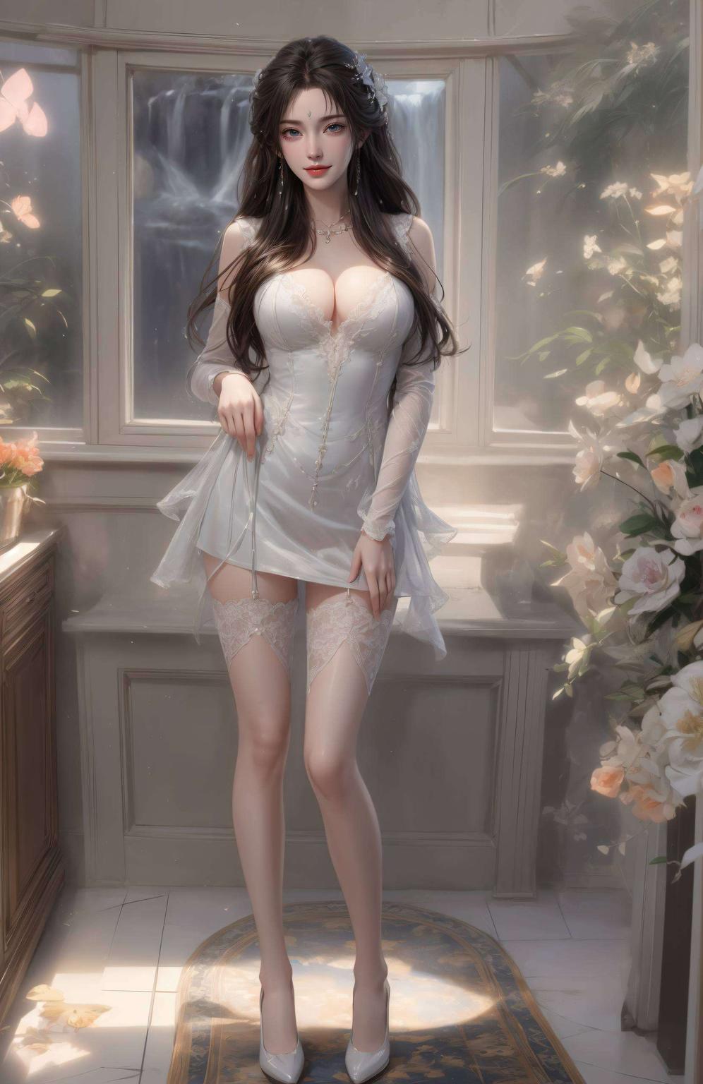 刘清漪写照绿色清新