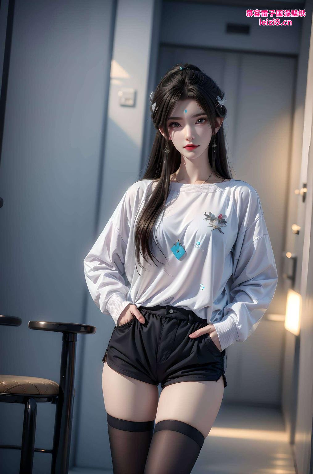 细腻画风清漪正面高清壁纸