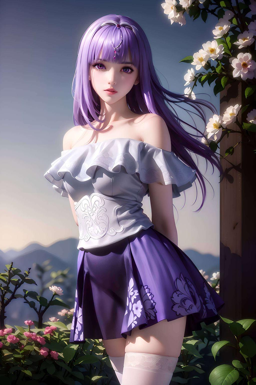 细节精致得令人惊叹简直是少司命粉丝的福音！白丝造型清新脱俗