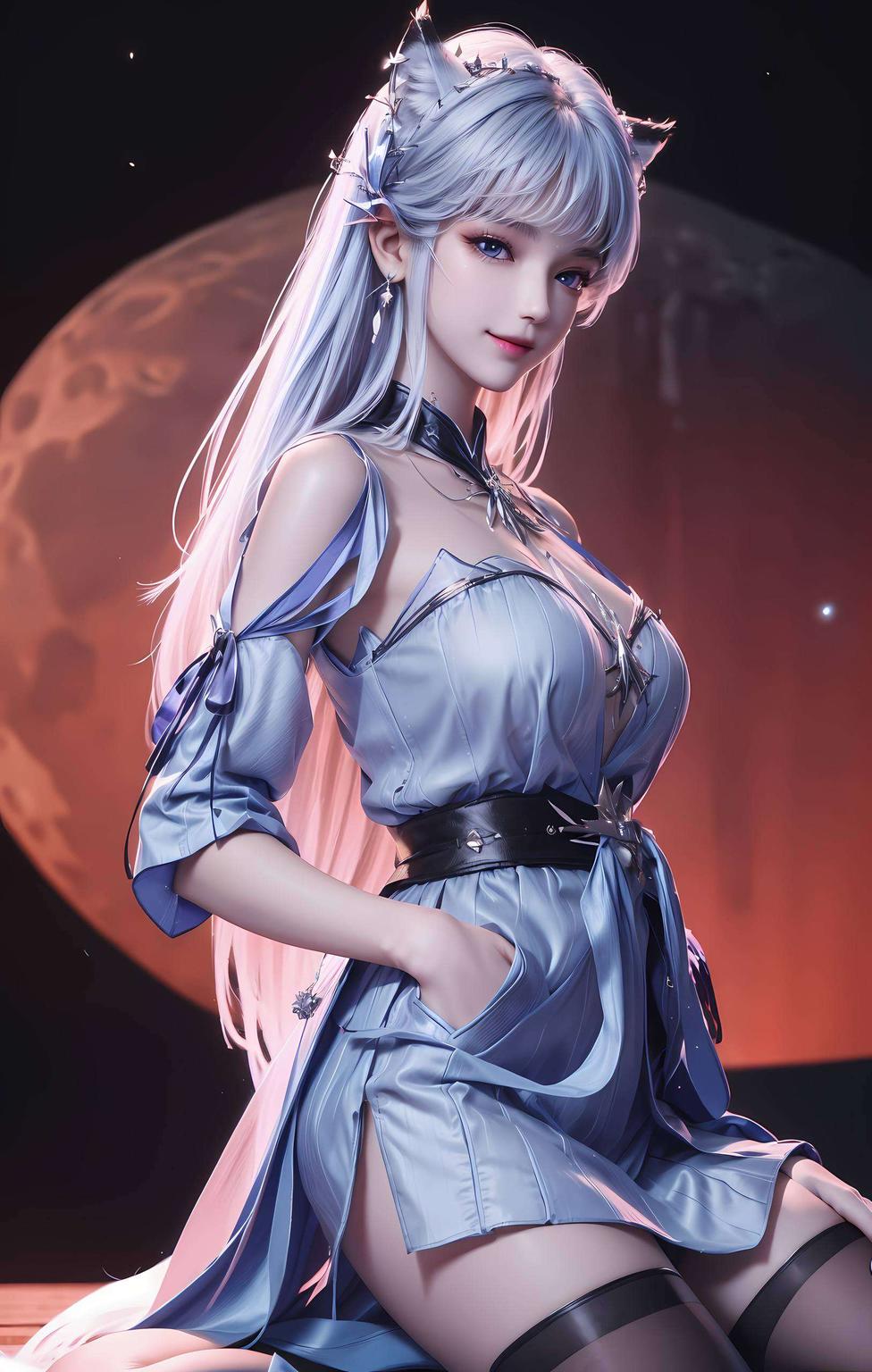 圣采儿笑容甜美让你的手机也古风一番！”