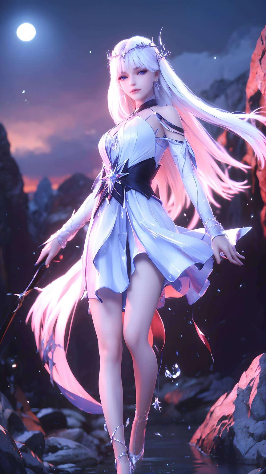 “大家好来自《神印王座》的圣采儿！毛茸茸的猫耳