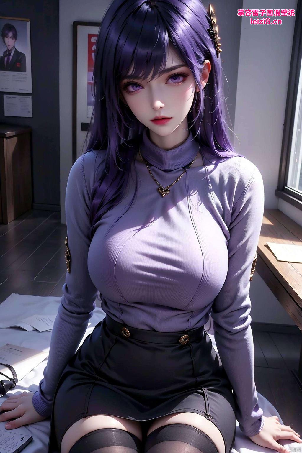 让手机也跟上你的二次元潮流吧！📱🌈动漫迷们！今天给大家带来一组二次元福利——圣采儿最新壁纸