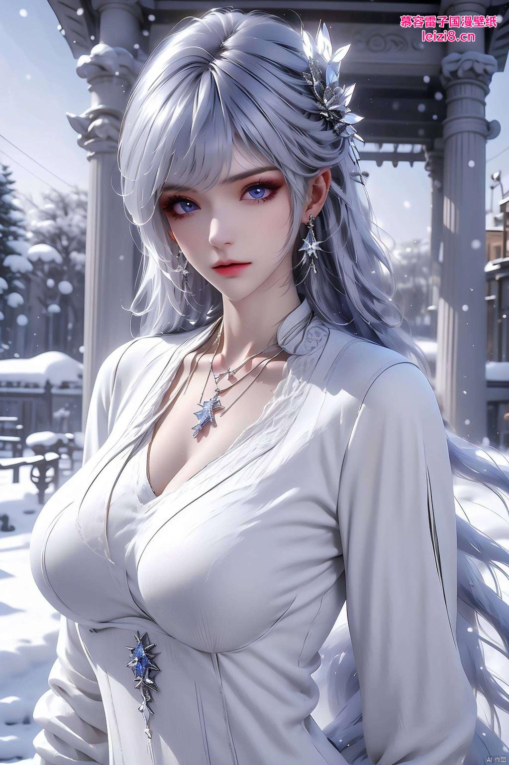 圣采儿与王皓晨情侣壁纸眼睛享受的双重盛宴！