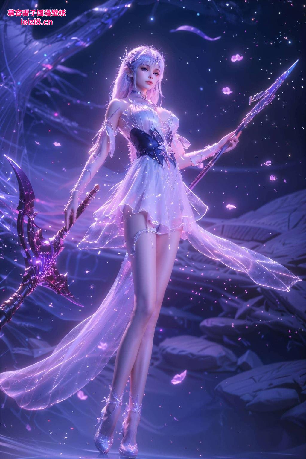 灰暗的色调中圣采儿的眼神透露着深深的哀伤