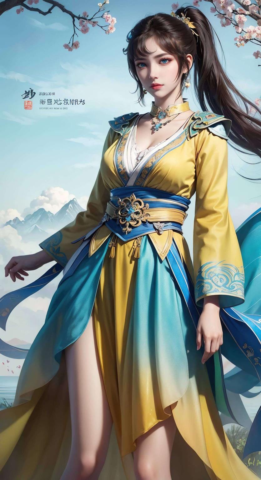 今天给大家带来一款完美高清、精细到极致的电脑艺术壁纸！这位英姿飒爽的角色正是司空千落