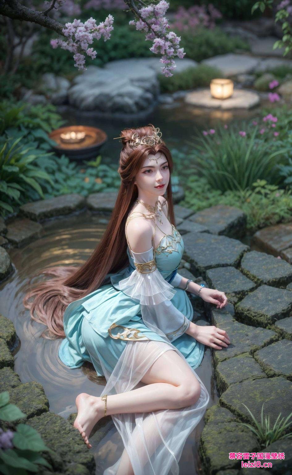 高清壁纸苏灵韵唯美风满满！这款超高清极简壁纸