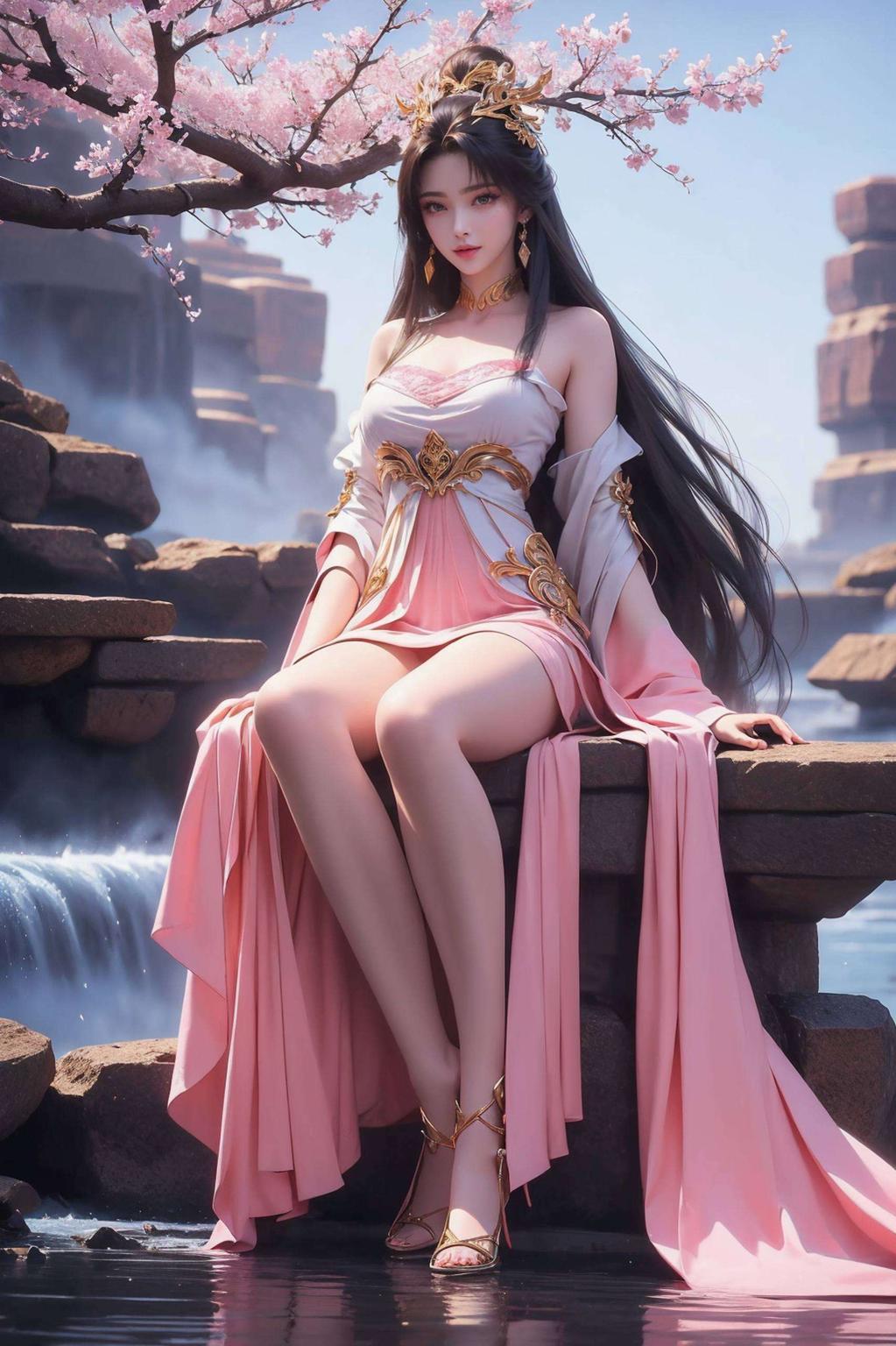 天狐仙子灵动飘逸仿佛随时能从壁纸中跳出来