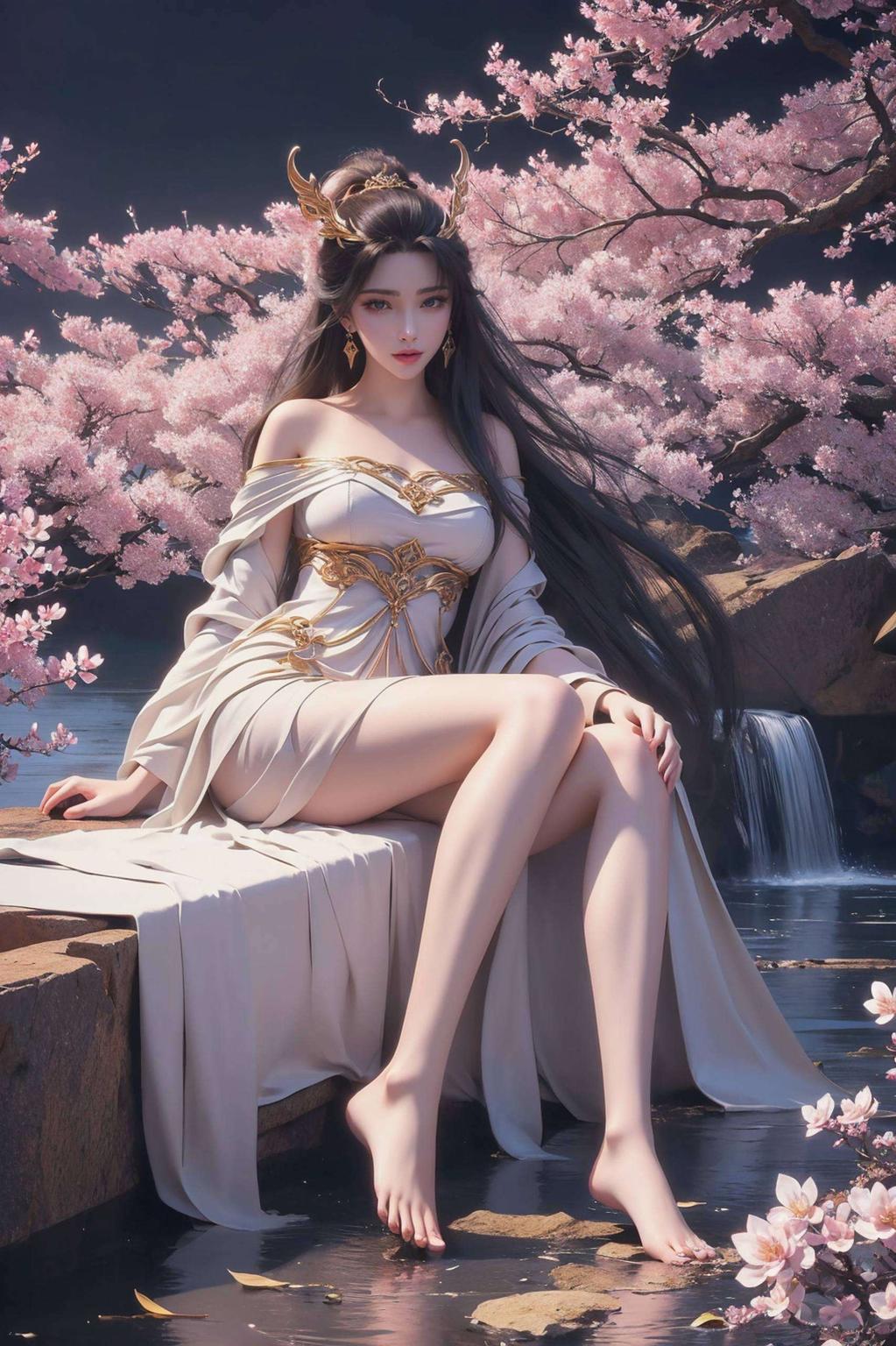 炫彩电脑壁纸动态壁纸里的天狐仙子