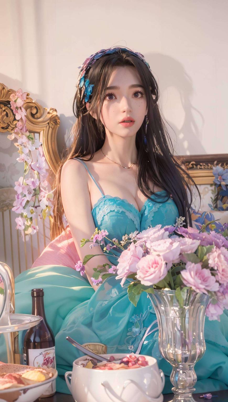 绿意盎然享受清新自然的气息