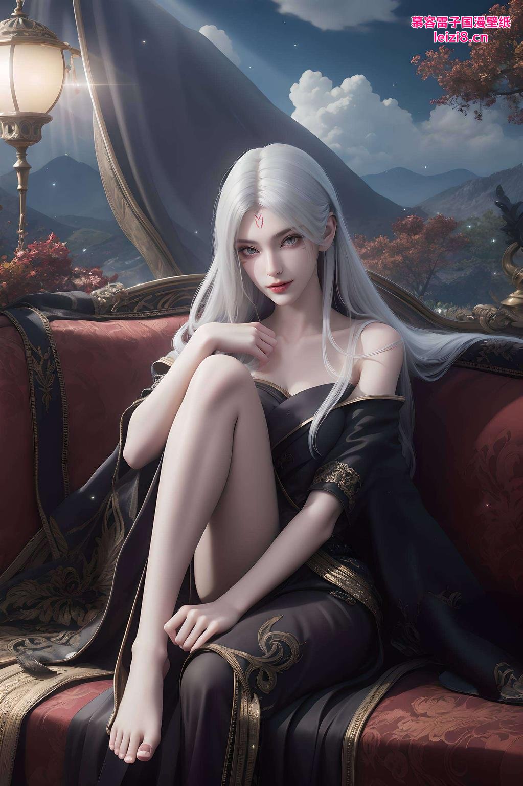 小白仙子翩翩舞无水印高清壁纸