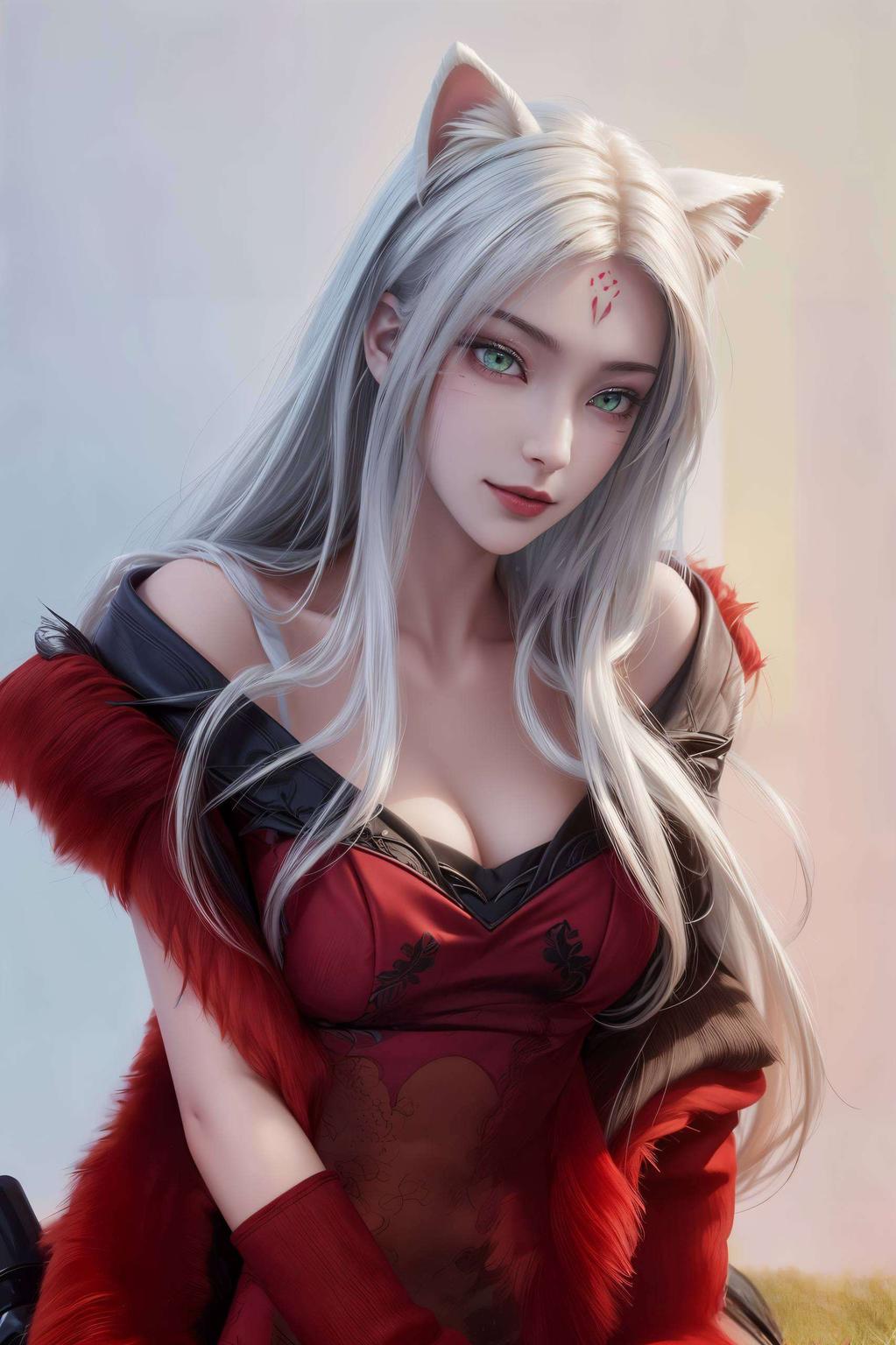 高清壁纸小白仙姿