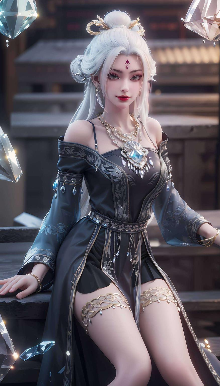 美爆你的锁屏！小白仙姿