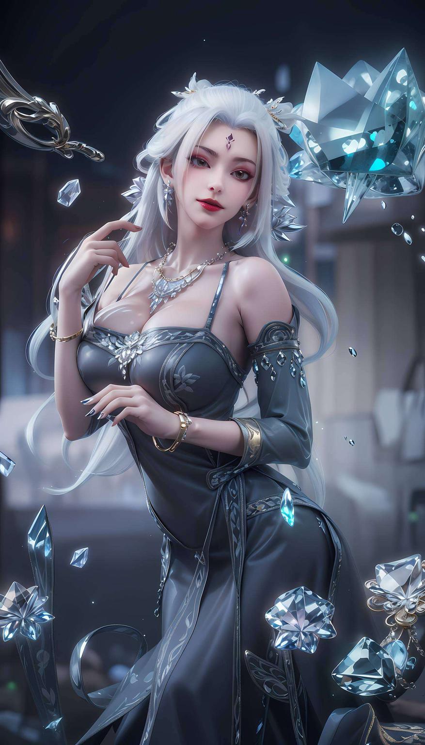 小白仙子翩翩舞静态动画任意选