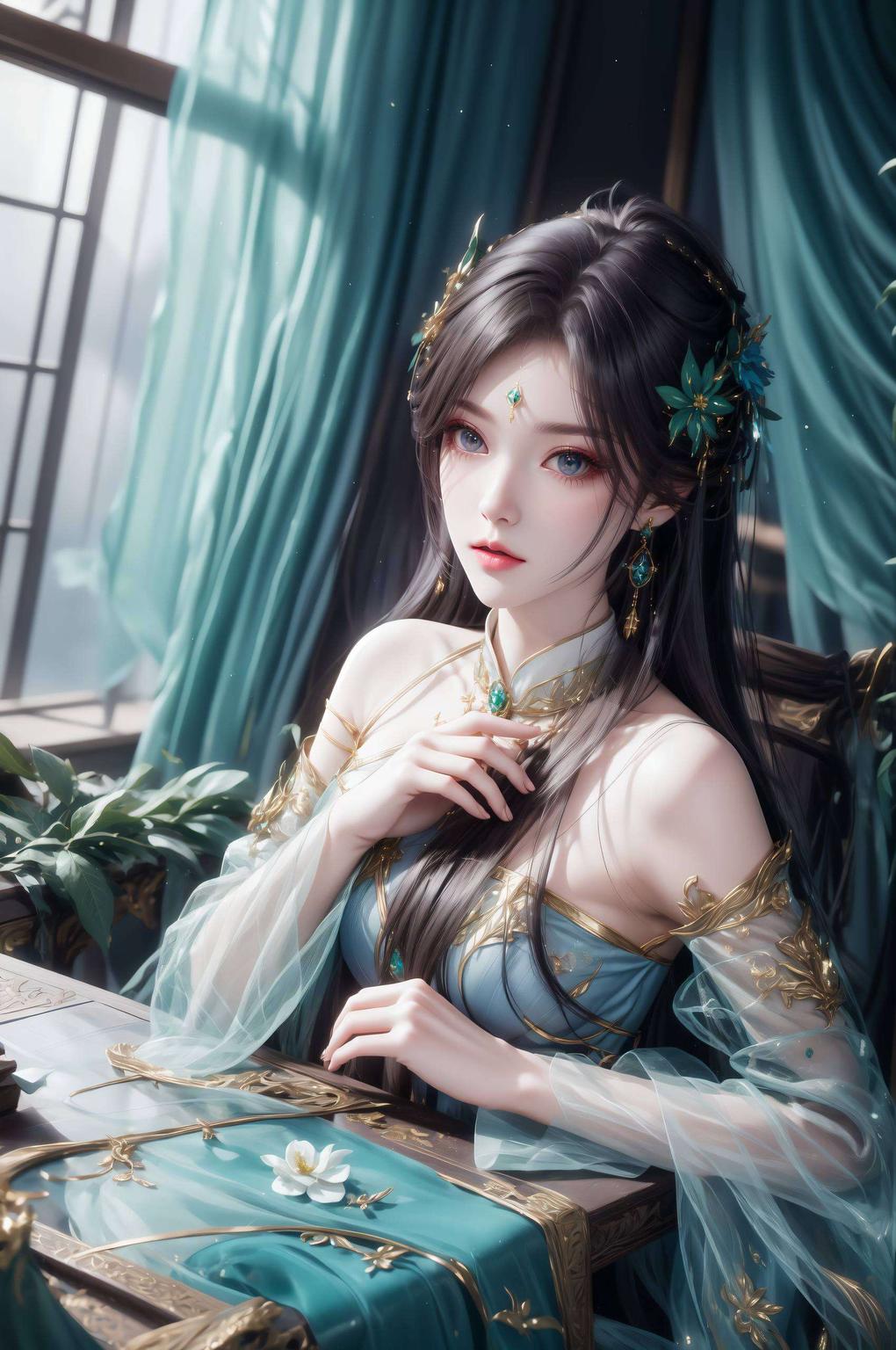 感受游戏的魅力萧薰儿AI壁纸超清呈现