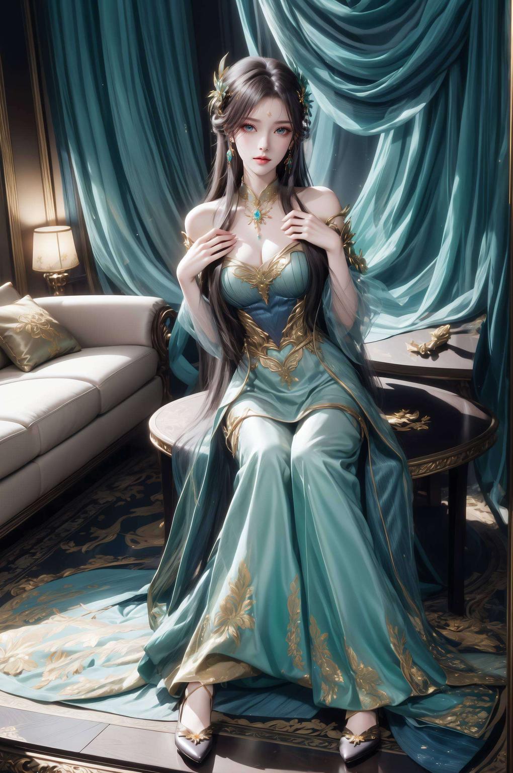 横屏设计今天给大家带来一组超级养眼的安卓漫画壁纸！这款壁纸以《斗破苍穹》中的高颜值女神萧薰儿为主题