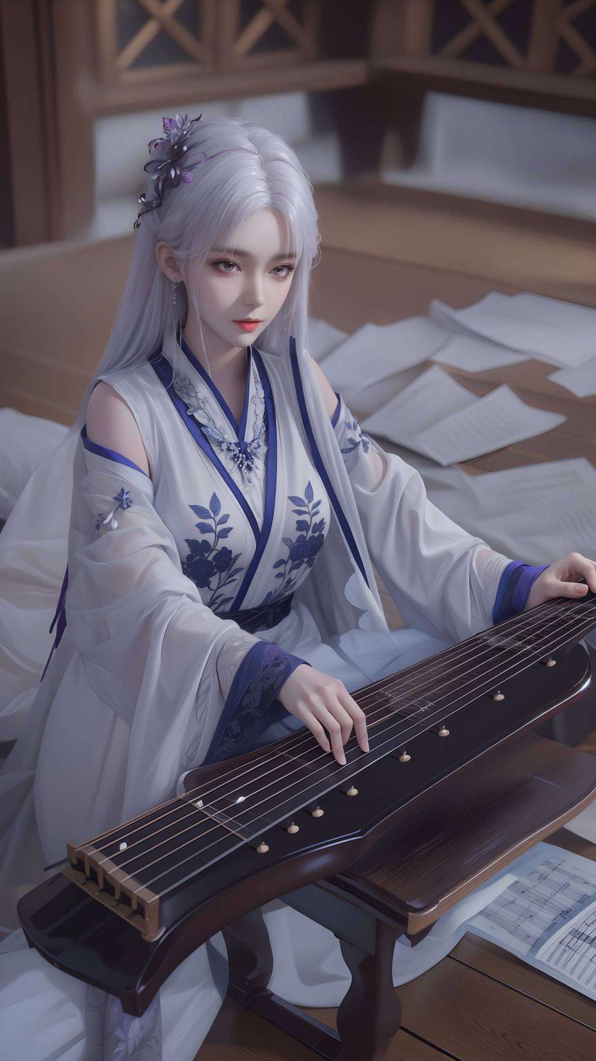 神秘的小医仙戴着面纱专为iPad打造的最美壁纸！快看这款