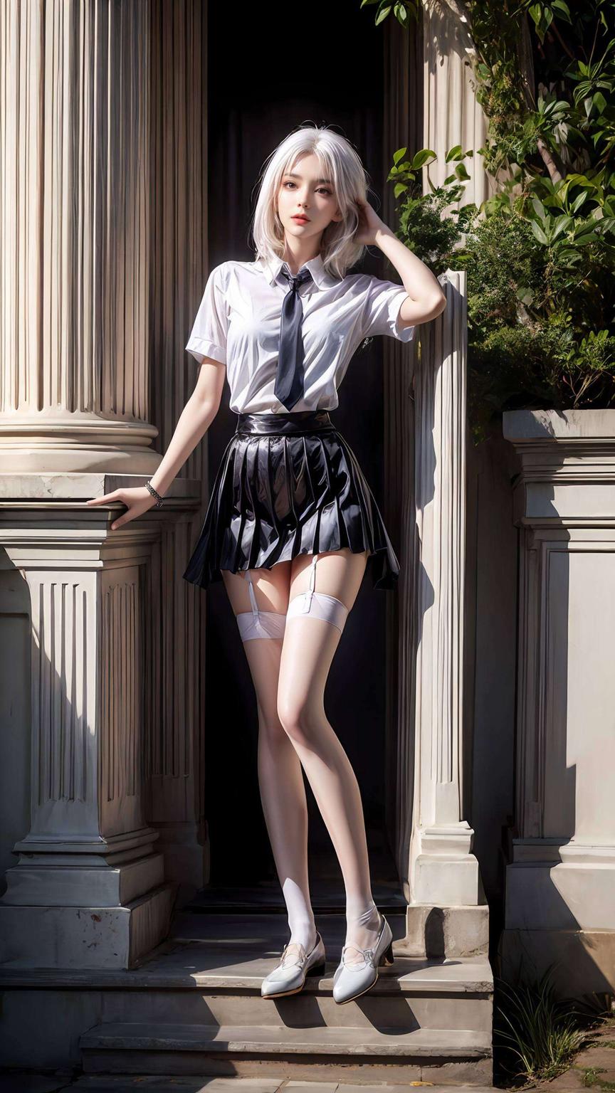 犹如置身森林氧吧小医仙的腿壁纸