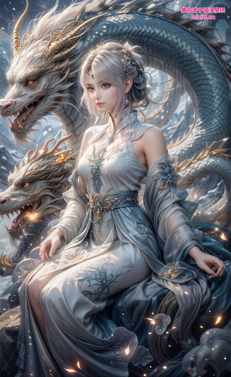 这款紫色与粉色交织的Win10小医仙动态壁纸画面如梦似幻