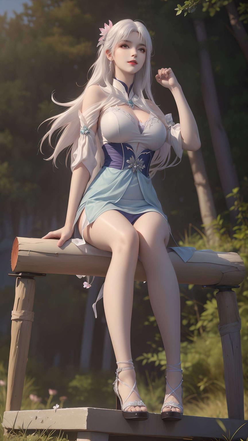 清新脱俗白衣小医仙