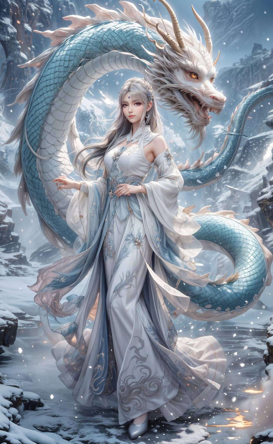 萧炎与小医仙同框唯美风尽显